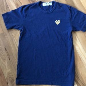 Come des Garcons Play blue t shirt